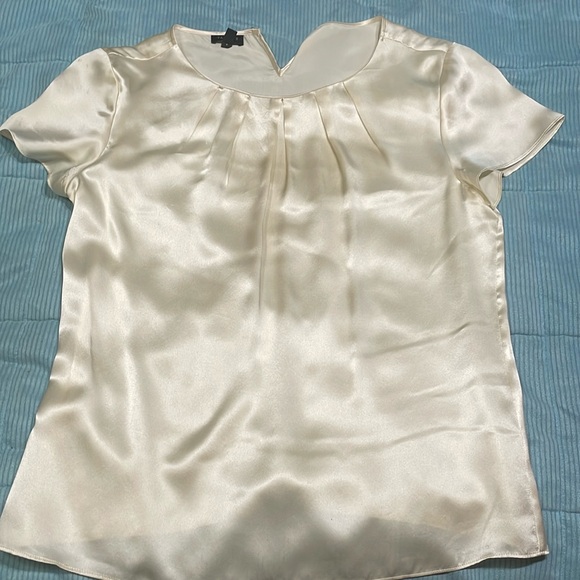 Talbots Tops - Talbots Silk Cream blouse